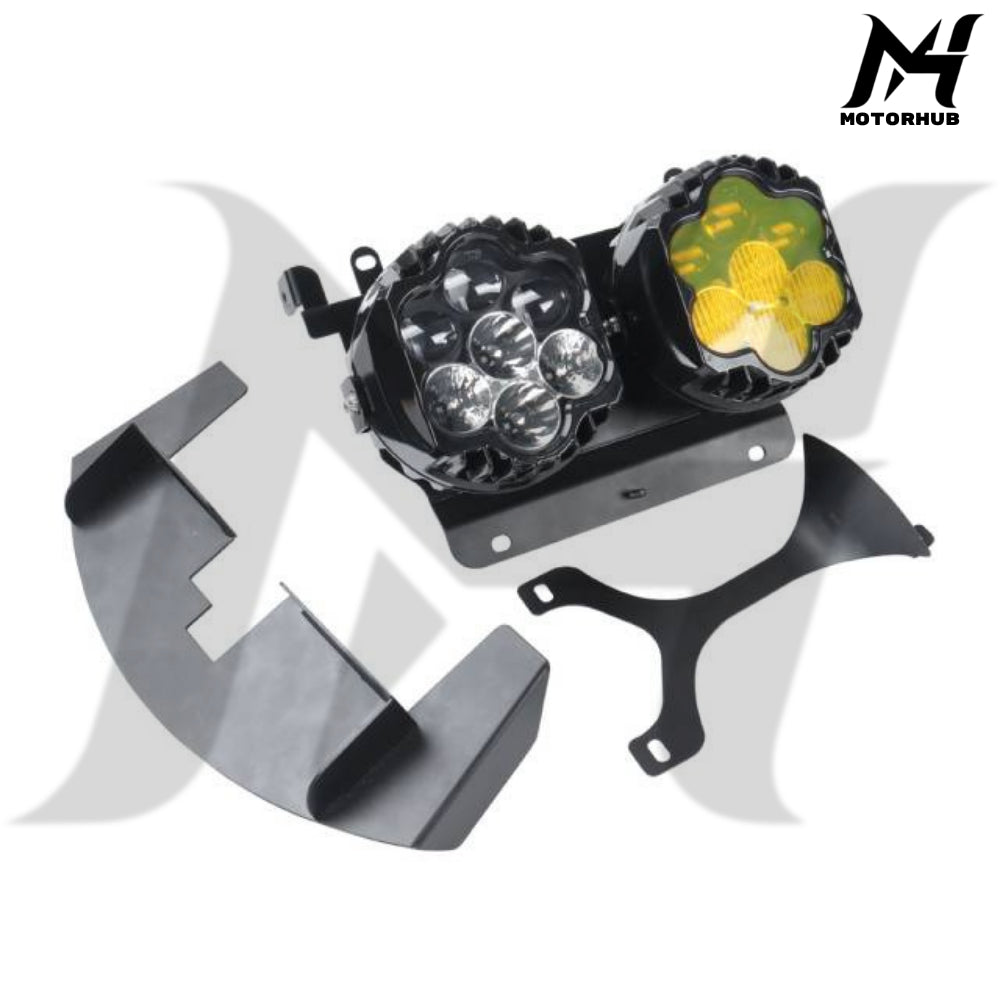 Road Shark Style headlight with bracket kit 2024+ Gen2  Road Glide [White-Yellow] Lampu Road Glide 2024 Lampu Harley MH9901008