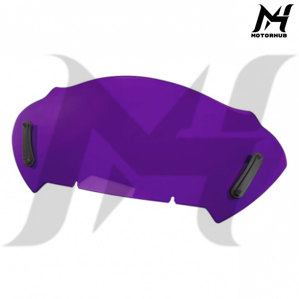 10 Inch Windshield Wave Wind Deflector Windscreen For Harley Touring RoadGlide 24-26 (Purple) MH9901095