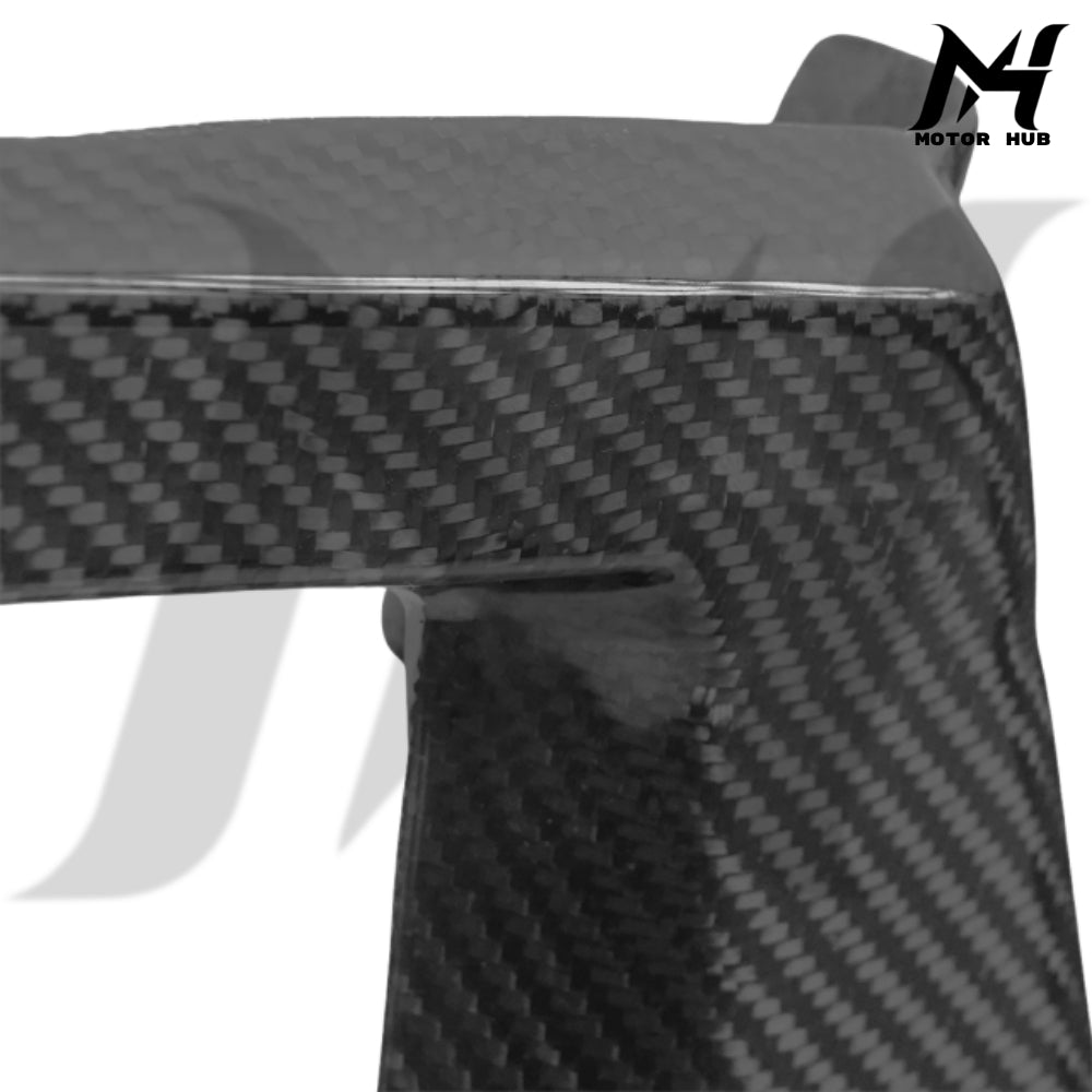 Carbon Fairing Spoilers Radiator Chin Cover For Harley Touring 23-24 [Standard twill Glossy] RW7700301