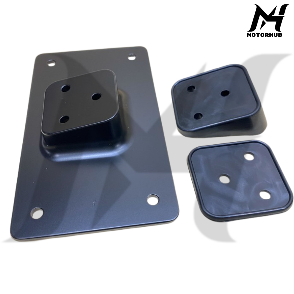 HARLEY FENDER BLACK LICENSE PLATE UNIVERSAL ALL HARLEY SAMPAI TAHUN 2014 LP 002 BK
