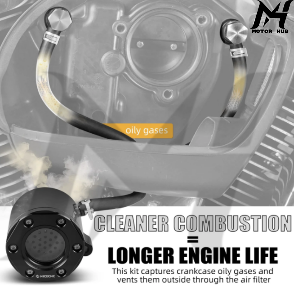 M8 Engine External Breather Kit For Harley Road King Electra Street Glide CVO Road Glide MH9901115
