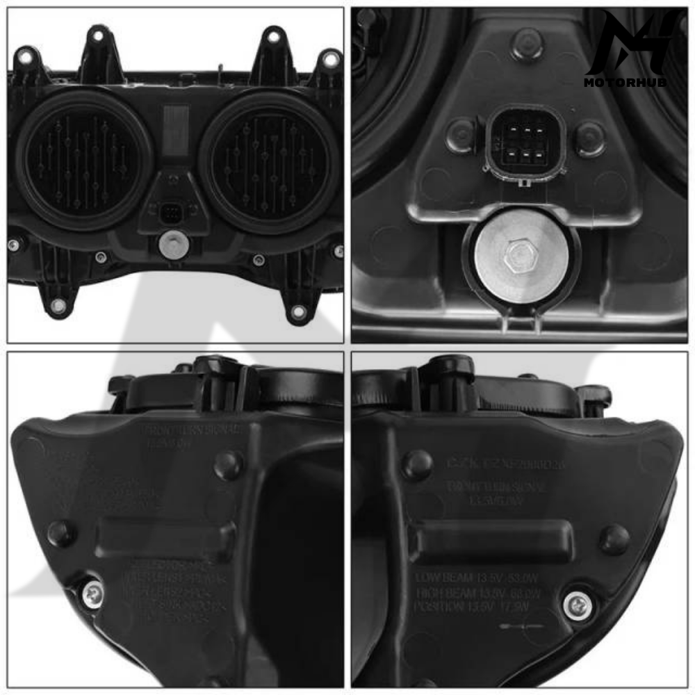 Black LED Front Headlight Assembly Fit For Harley CVO Road Glide 23-25 MH9900908