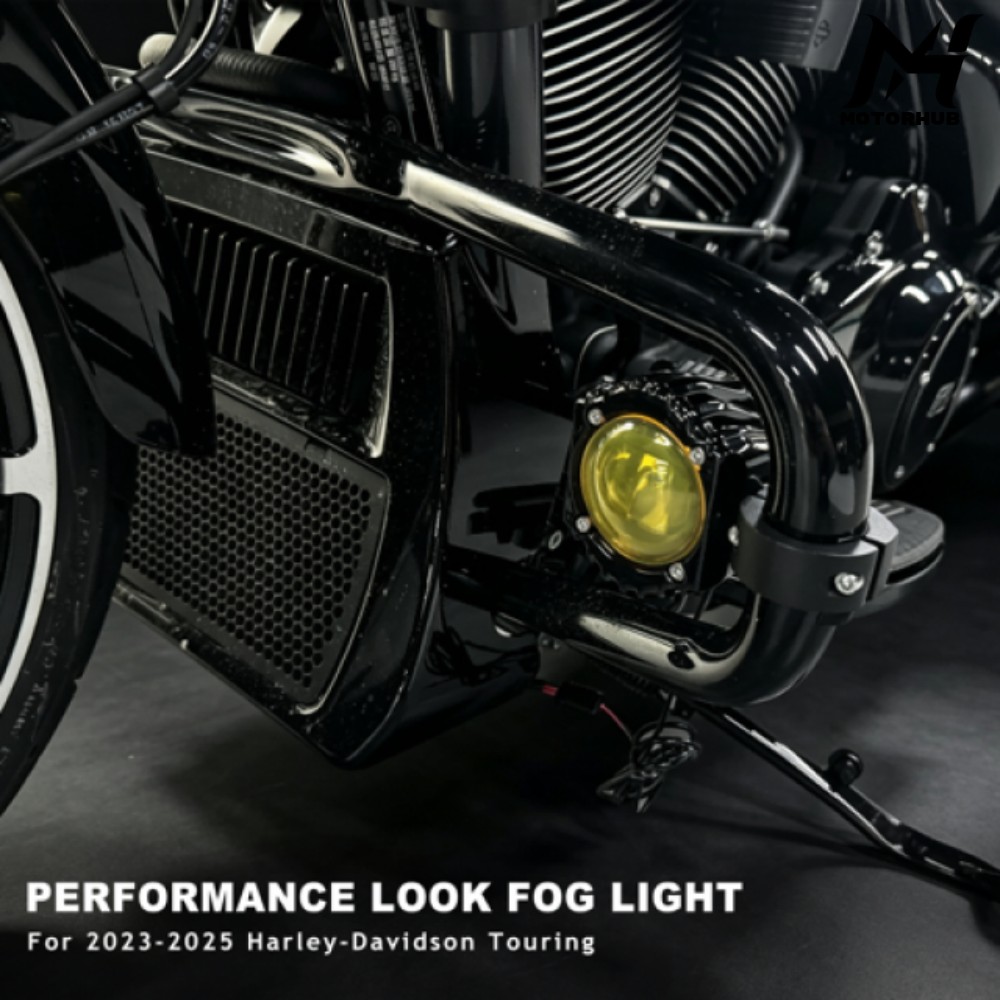Performance Look Fog Light Fog Lights Harley-Davidson [Yellow] MH9901294