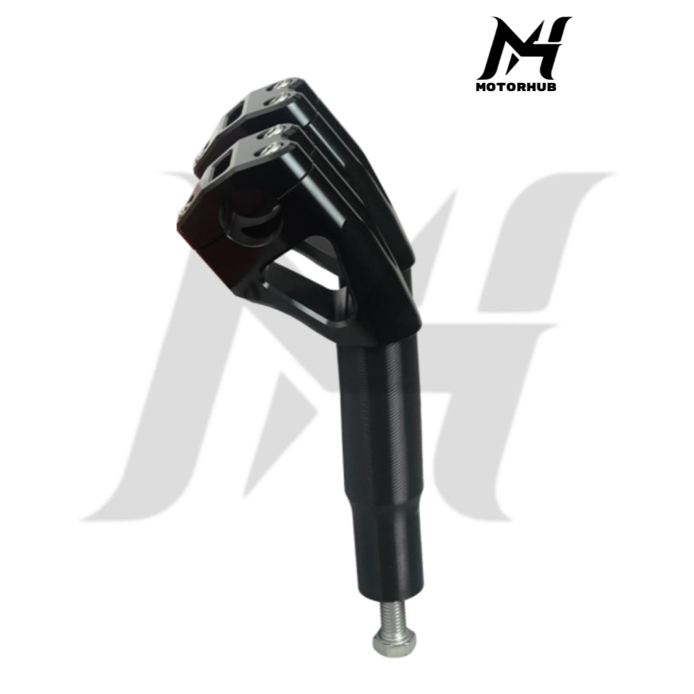 KARUS Workman 1-1/8 Kickback Risers 9 Inch [Black] MH9900605