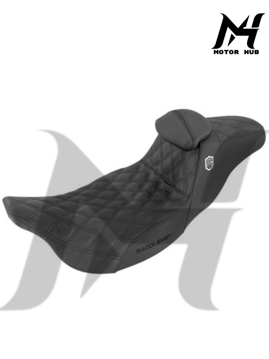 Saddlemen SDC Pro Series Performance Gripper Seat with Drivers Lumbar Rest [SC80807DBRT] BG100861