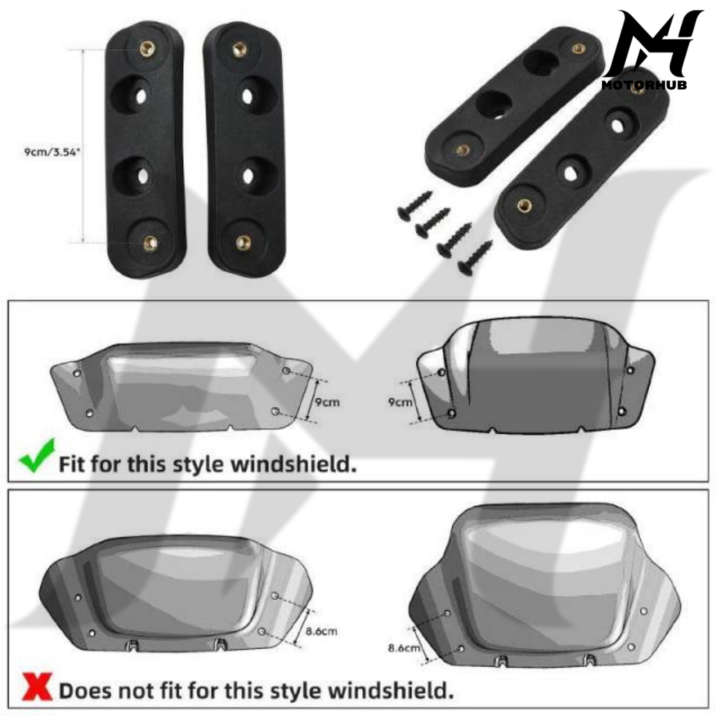 Windshield Riser Bracket Fit For Harley CVO Street Glide FLHXSE 2024-2026 MH9900691