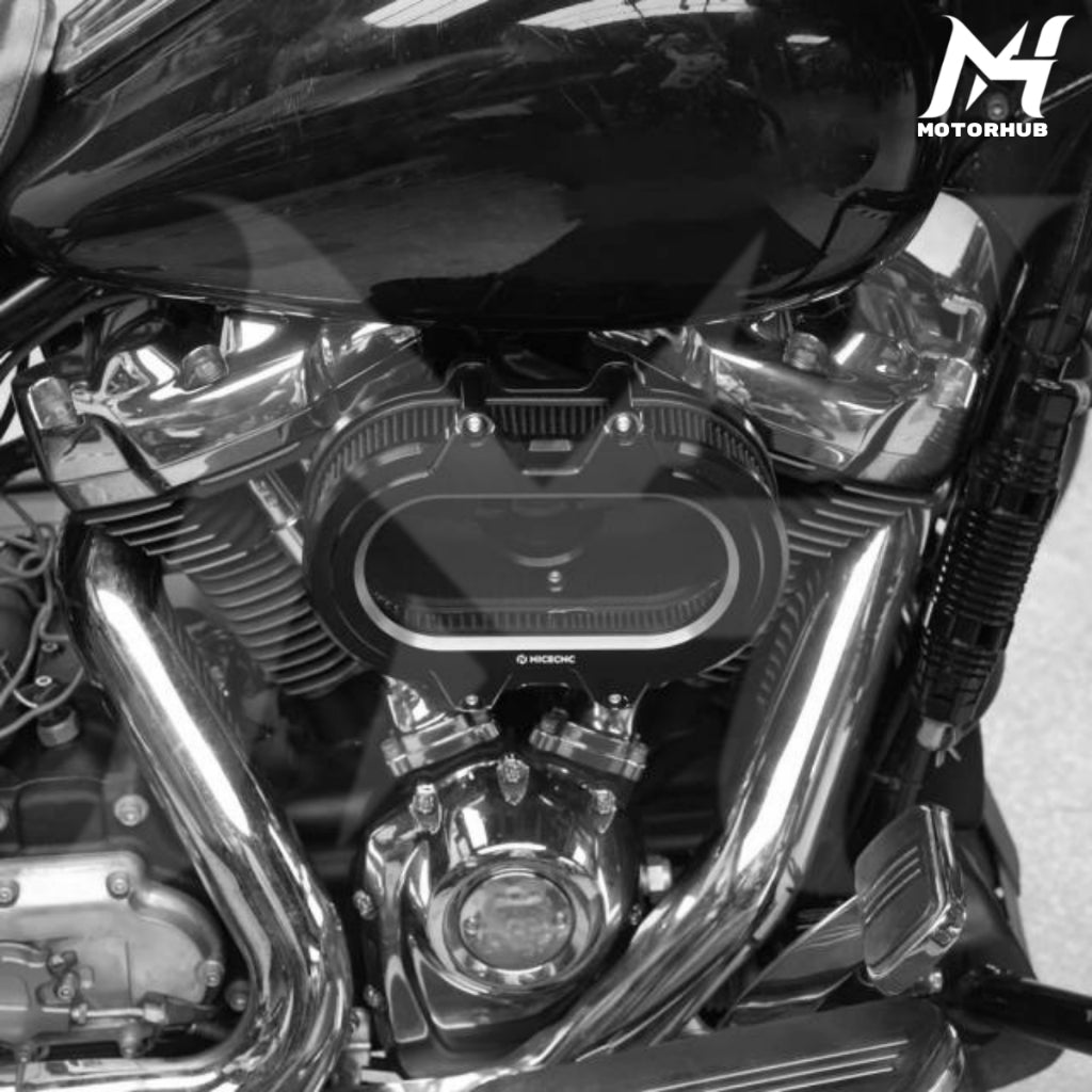 Black Transparent Air Cleaner Intake Filter Kit For Harley M8 Touring 2017-2023 Softail 2018-2023   MH9900898