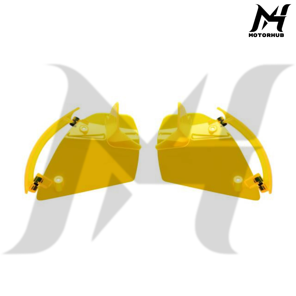 Upper Fairing Colored Side Wind Air Deflector Fit For Harley CVO Road Glide 2024-2026 Yellow MH9901188