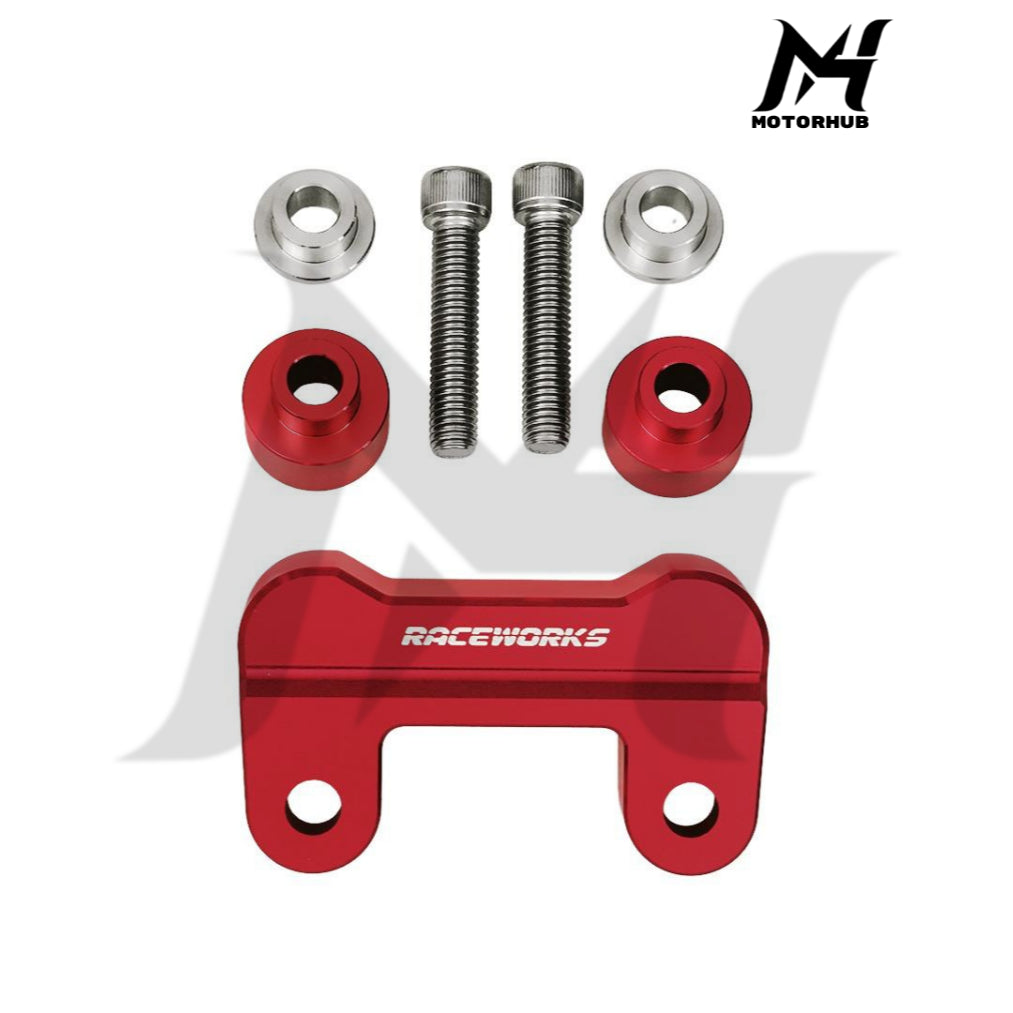 Pull Back Plate Harley Roadglide Raceworks Pull Back Plate V1 - Touring [Red] RW7700296