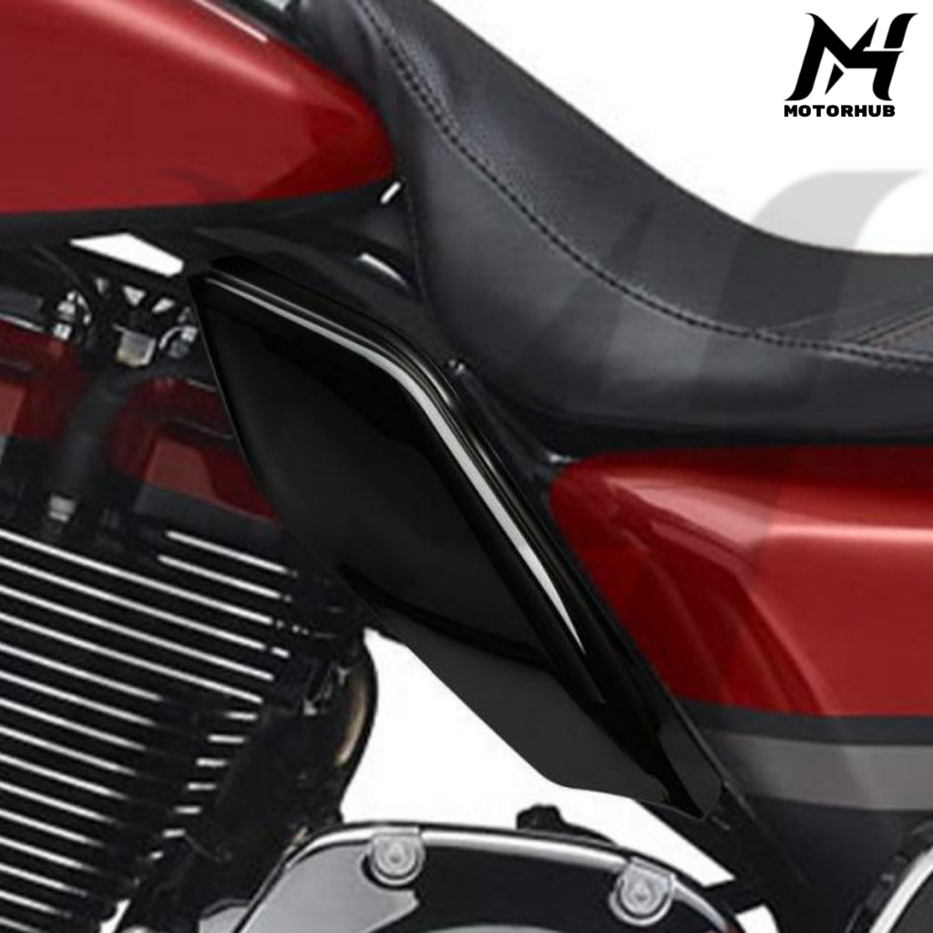 Mid-Frame Air Deflectors Fit For Harley Touring 2009-2026 [Vivid Black] Penahan Panas Harley Road Glide Street Glide Road King MH9900216