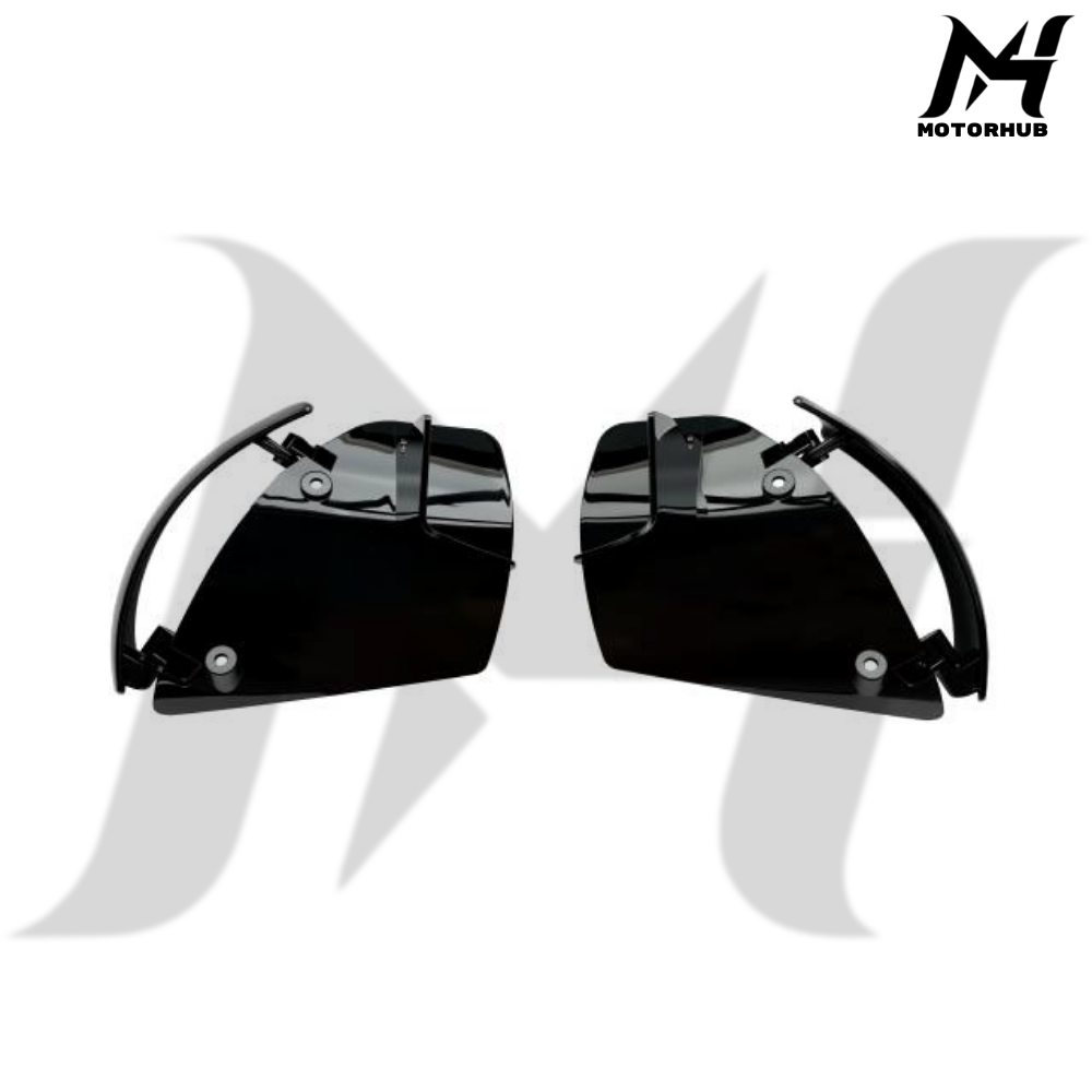 Upper Fairing Colored Side Wind Air Deflector Fit For Harley CVO Road Glide 2024-2026 Black MH9901185
