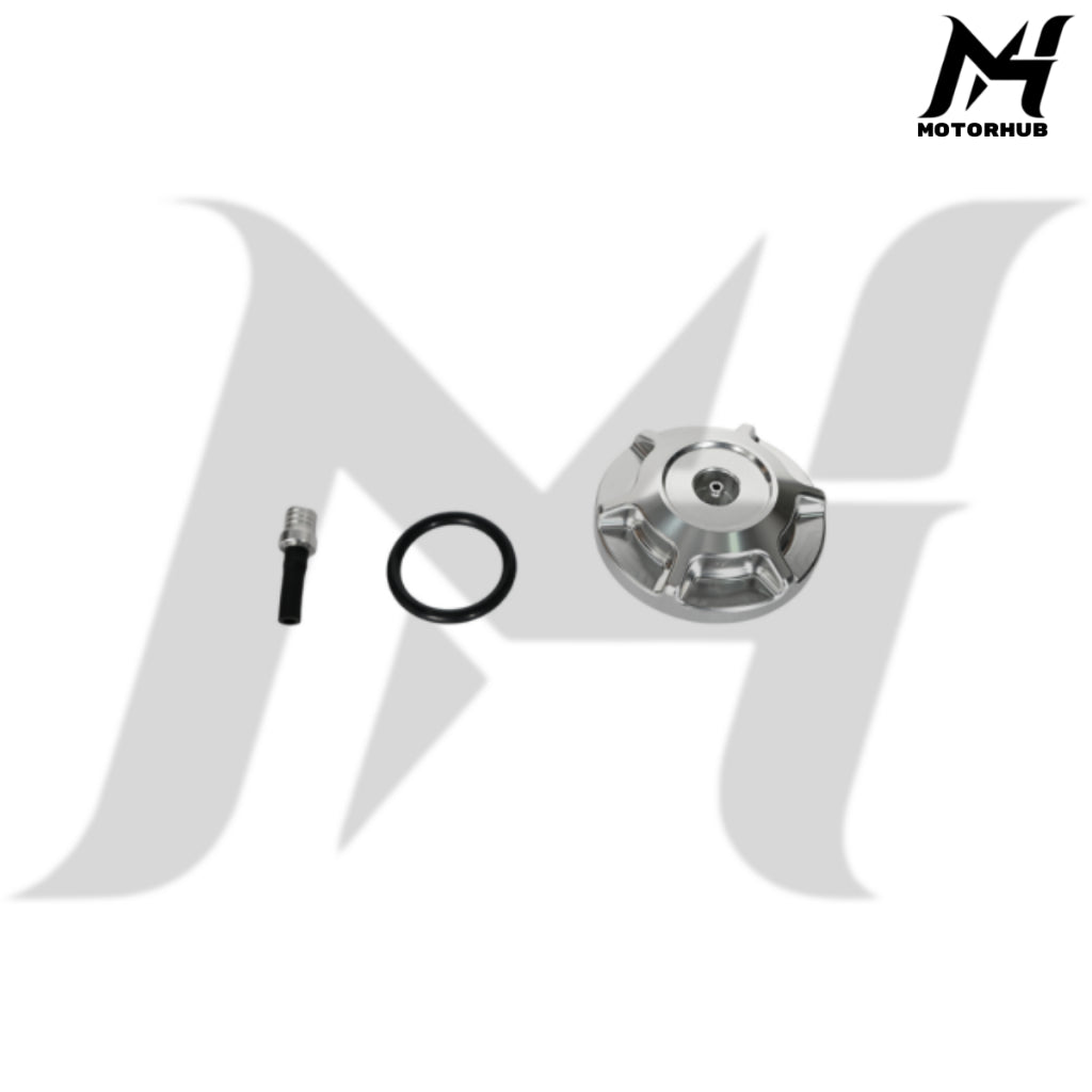 Universal Fuel Tank Cap Performance Harley Davidson V1 [Silver] MH9900727