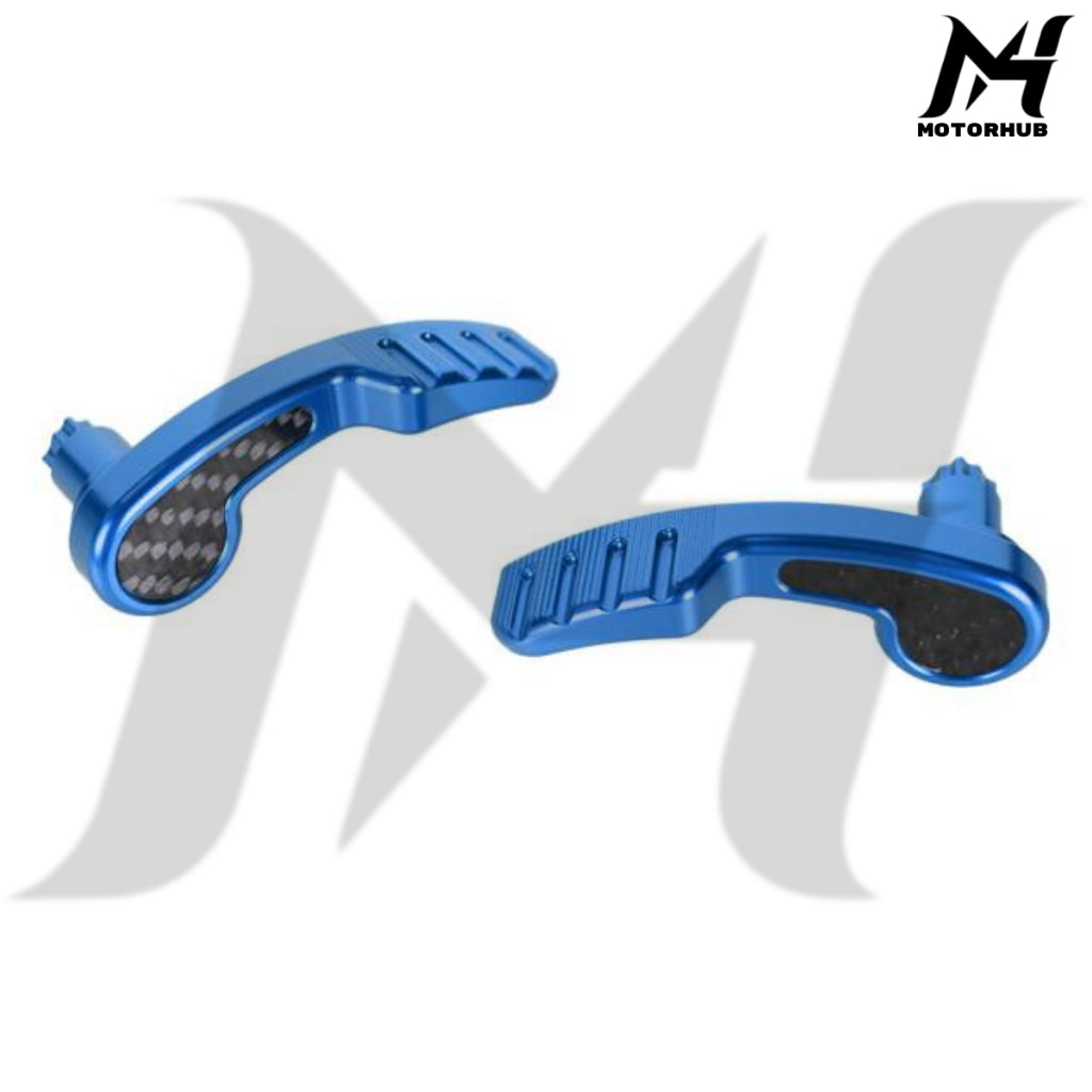Saddlebag Latch Kit Saddle Bag Latches Lifter Carbon CNC T6061 Touring 2014-2026[Blue] MH7700345