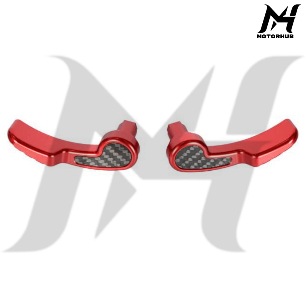 Saddlebag Latch Kit Saddle Bag Latches Lifter Carbon CNC T6061 Touring 2014-2026 [Red] MH7700346