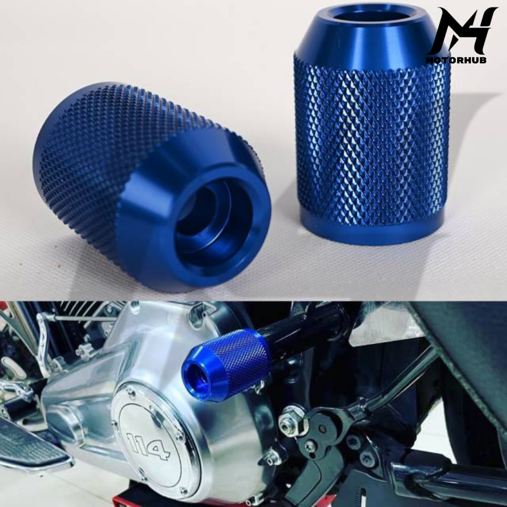 Billet CNC 6061 Crash Bar saddlebag Guard Sliders M12 [Blue] MH7700338