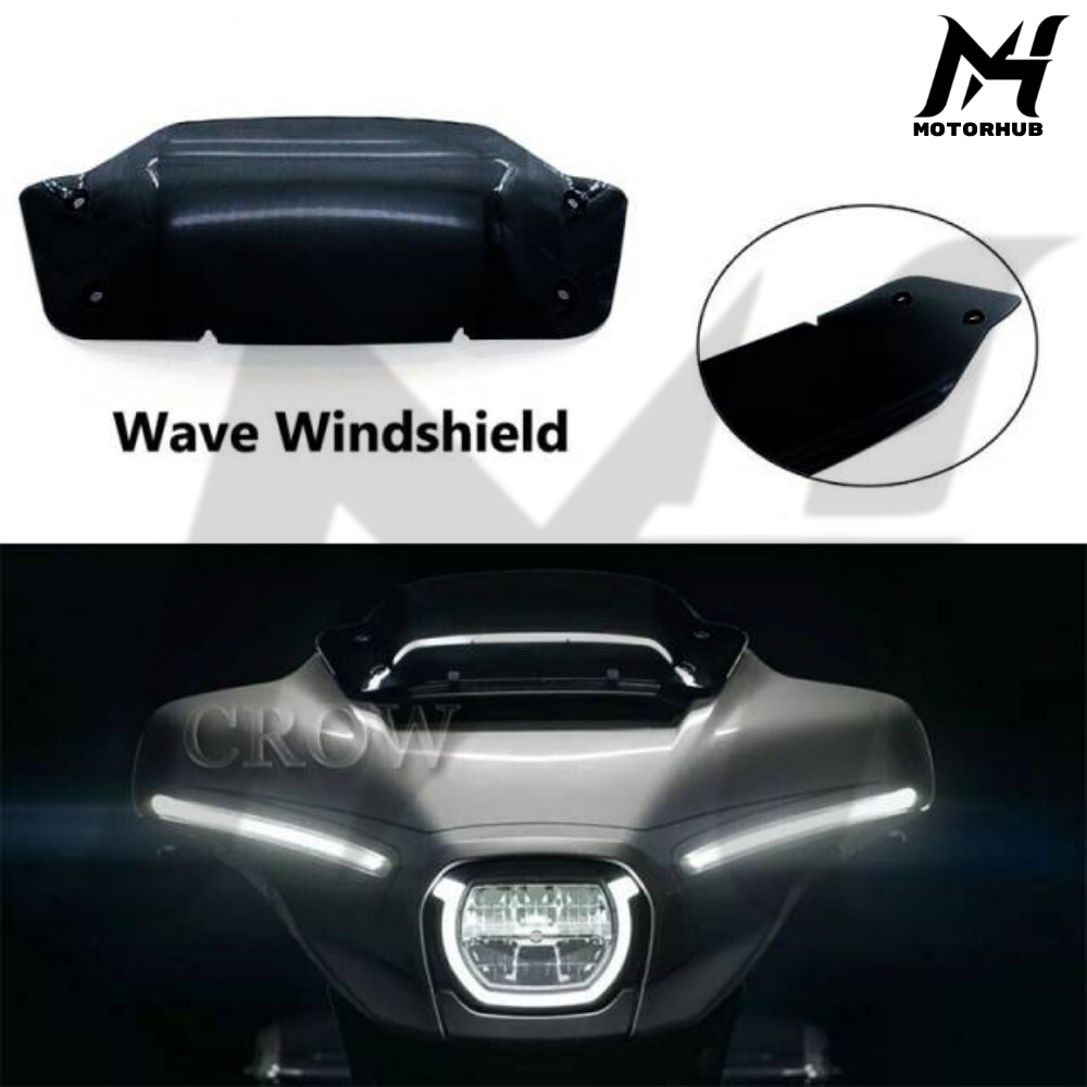Black 5 Inch Windshield Harley Touring CVO Street Glide FLHXSE 2023 2024 MH9900390