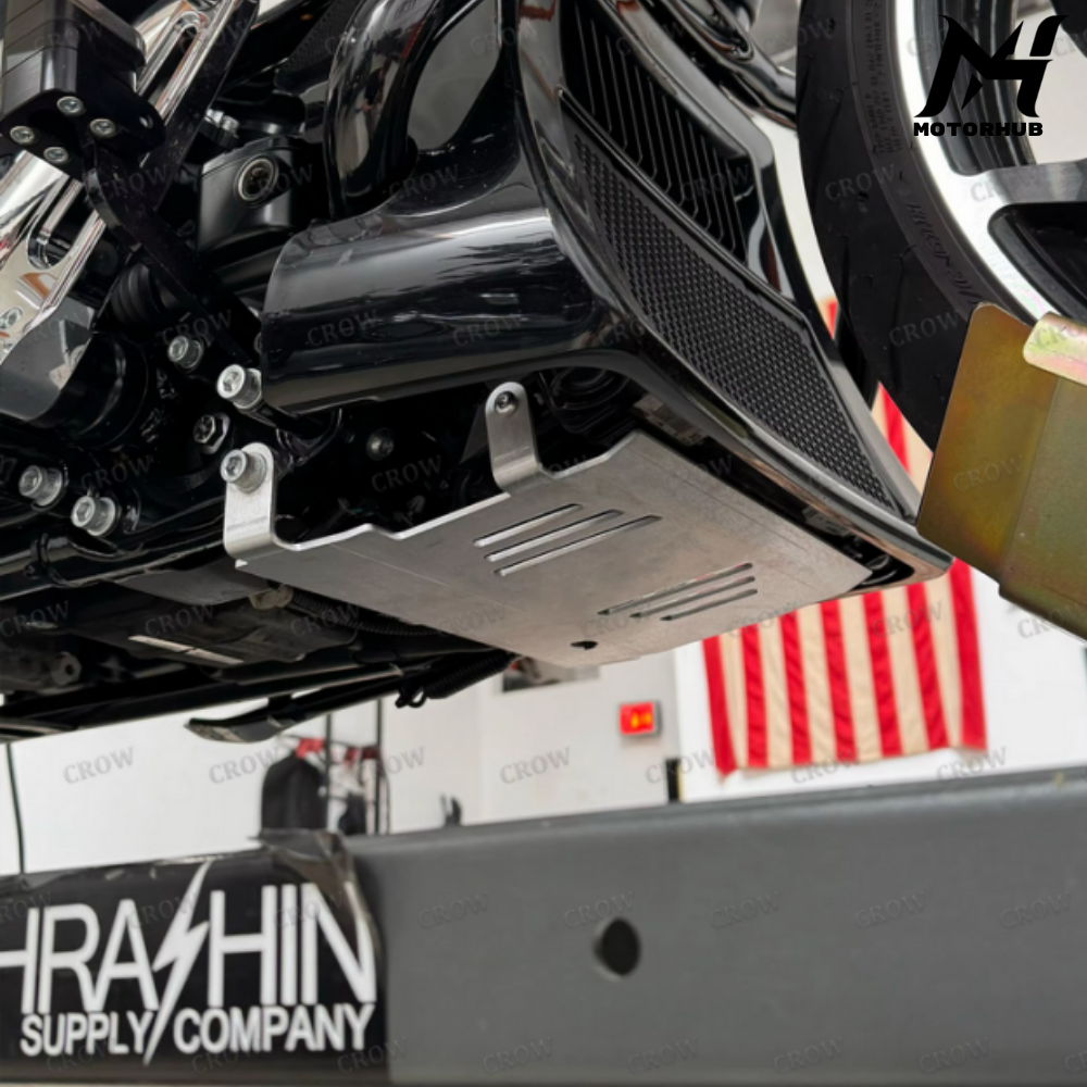Skid Plate Lower Engine Chassis Protector FLTRX/FLTRXSE/FLTRXSTSE Touring 2024+ [Silver] MH9900154