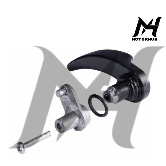Hard Saddlebag Lid Lifters Latch Handle Levers Fit For Harley Touring 14-24 [Black] MH9900346
