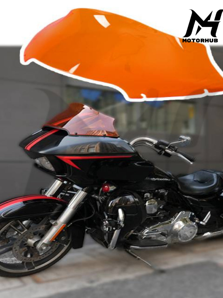 Windshield Road Glide 2014-2023 Orange 7 Inch Windshield Harley Touring Road Glide FLHTR 2014-2023 MH9900376