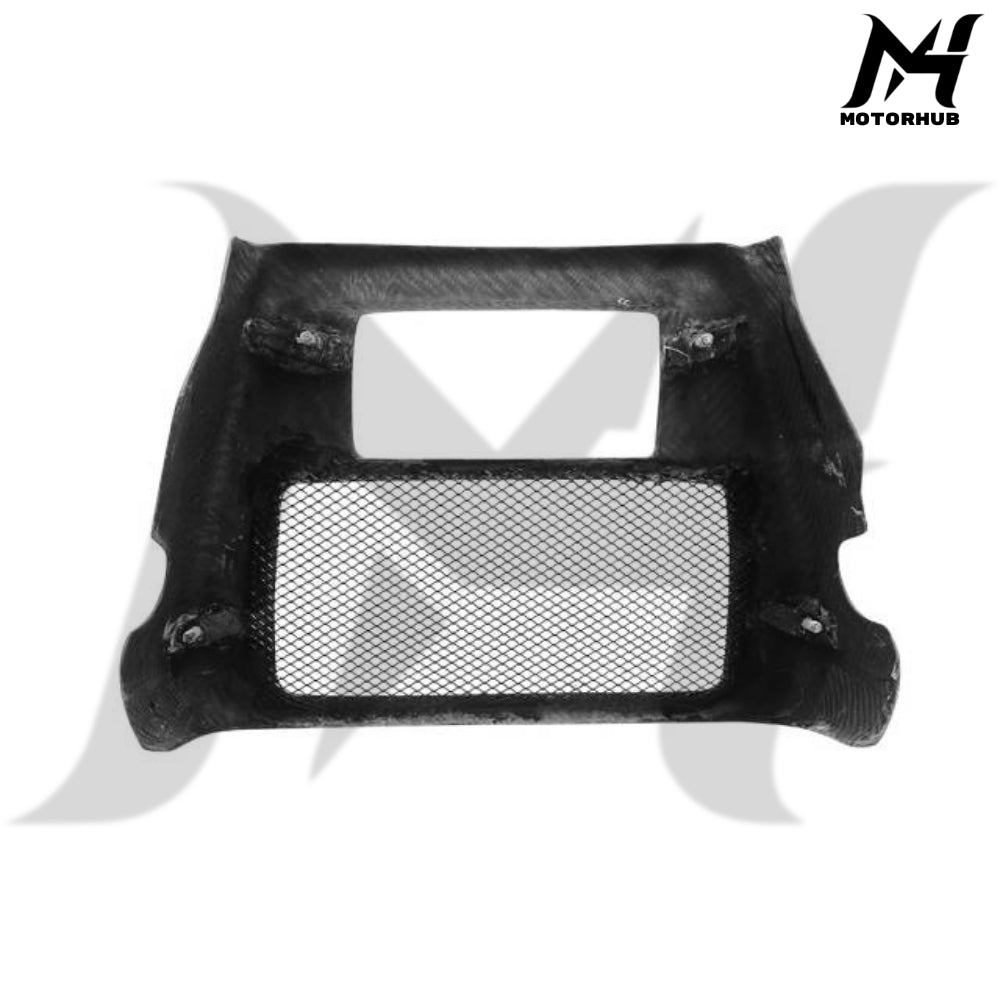 Carbon Fairing Spoilers Radiator Chin Cover For Harley Touring 23-24 [Forged Doff] RW7700281