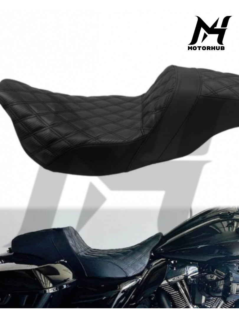 Aftermarket Rider & Passenger Seat Two-Up Seat Fit For Harley Touring Street Road Glide 2009-2023 MH9900982