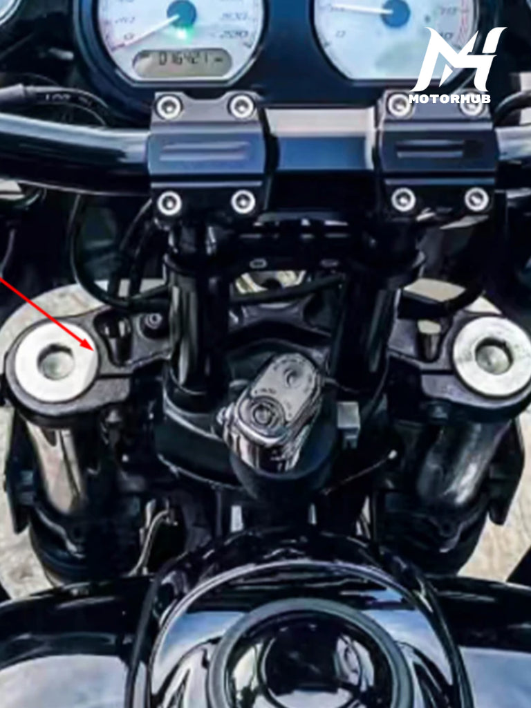 Triple T Harley Touring Top Triple Tree T-Bars Metal Risers Clamp Kits For Harley Touring 2014-Up Road King 2014-Up MH9900268