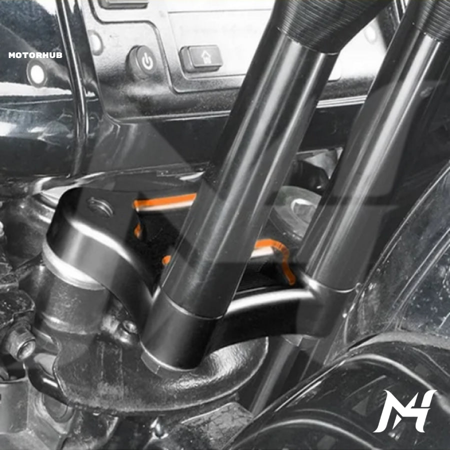 NICE CNC Aluminium Handlebar Riser Pull Back Plate Harley Davidson BG100770