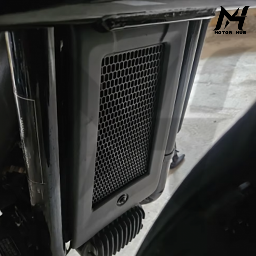 Oil radiator protective cover aluminum for 18-up softail MH9900333