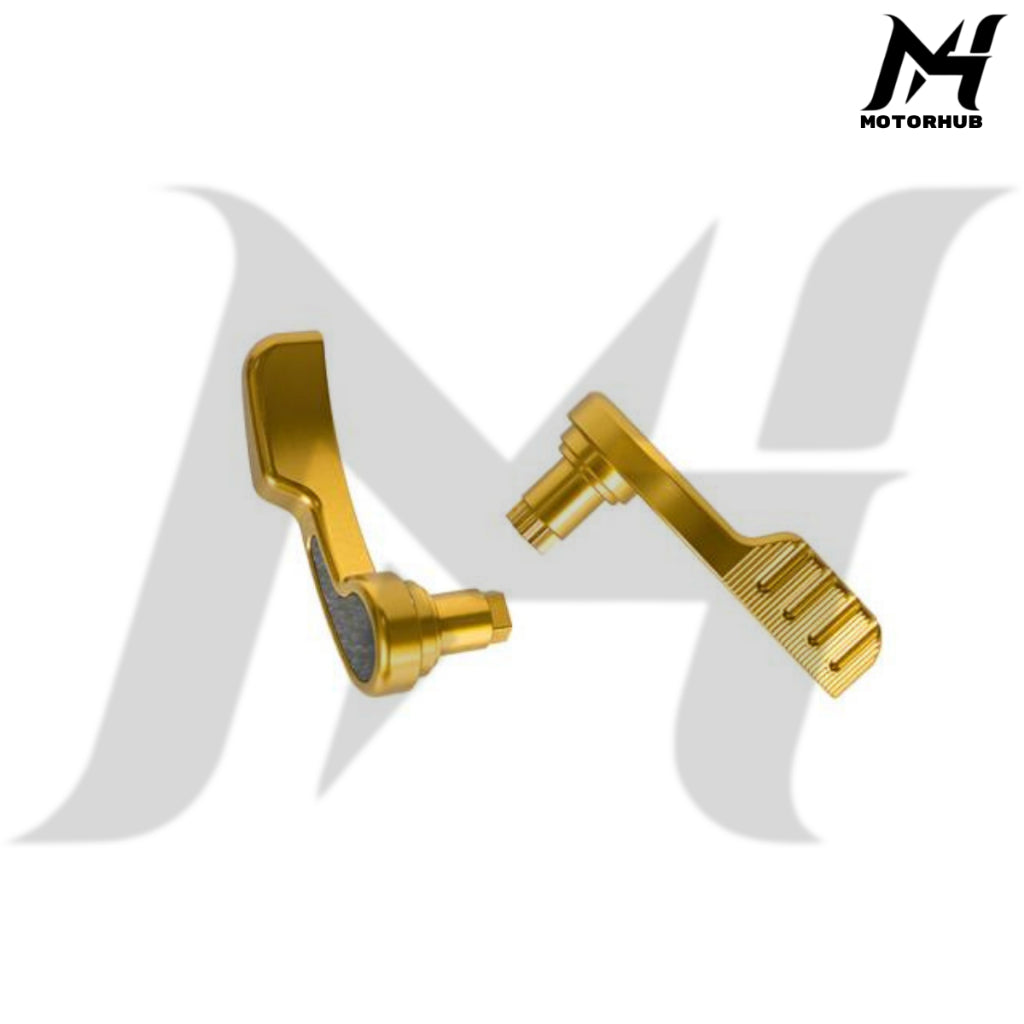Saddlebag Latch Kit Saddle Bag Latches Lifter Carbon CNC T6061 Touring 2014-2026 [Gold] MH7700343