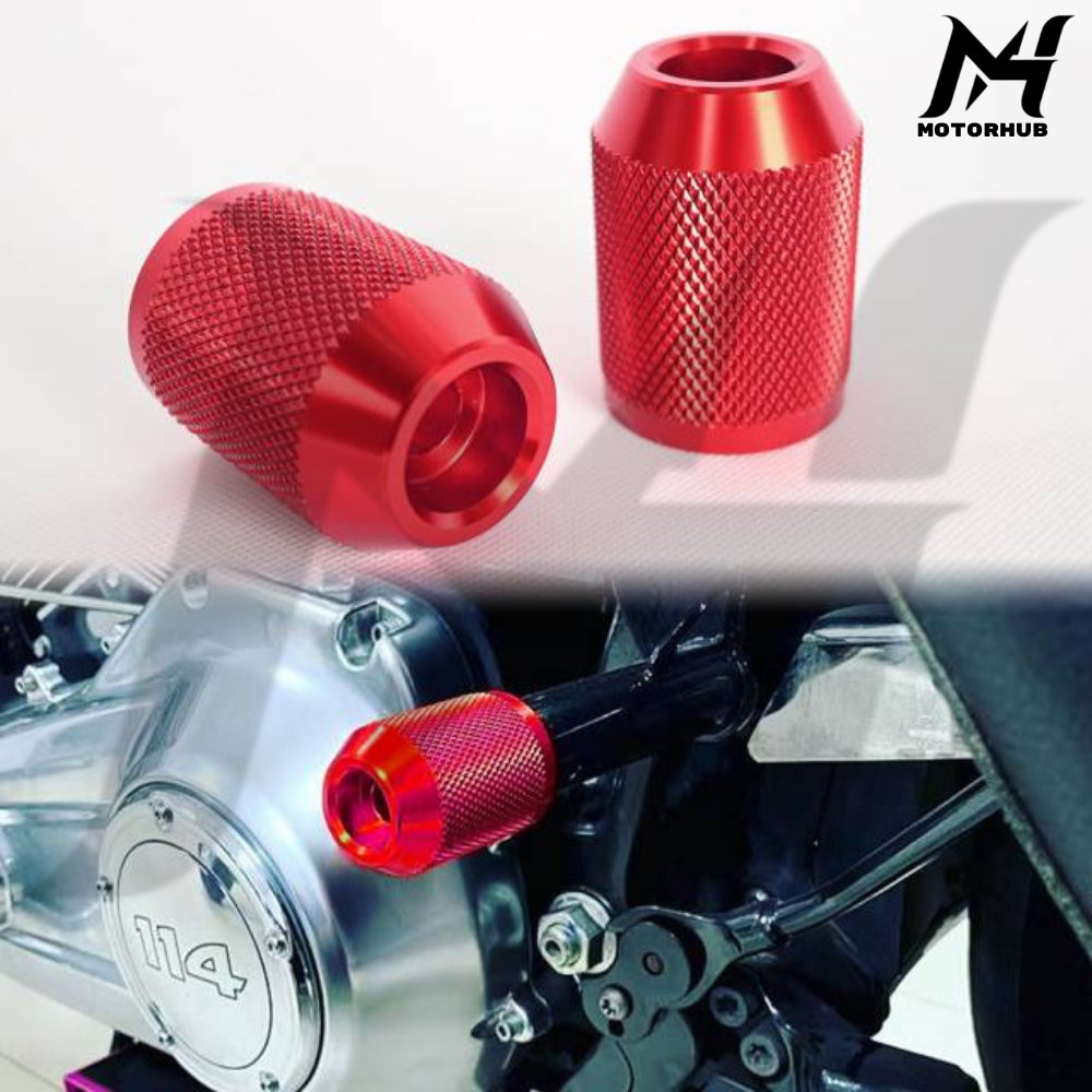 Billet CNC 6061 Crash Bar saddlebag Guard Sliders M12 [Red]   MH7700337