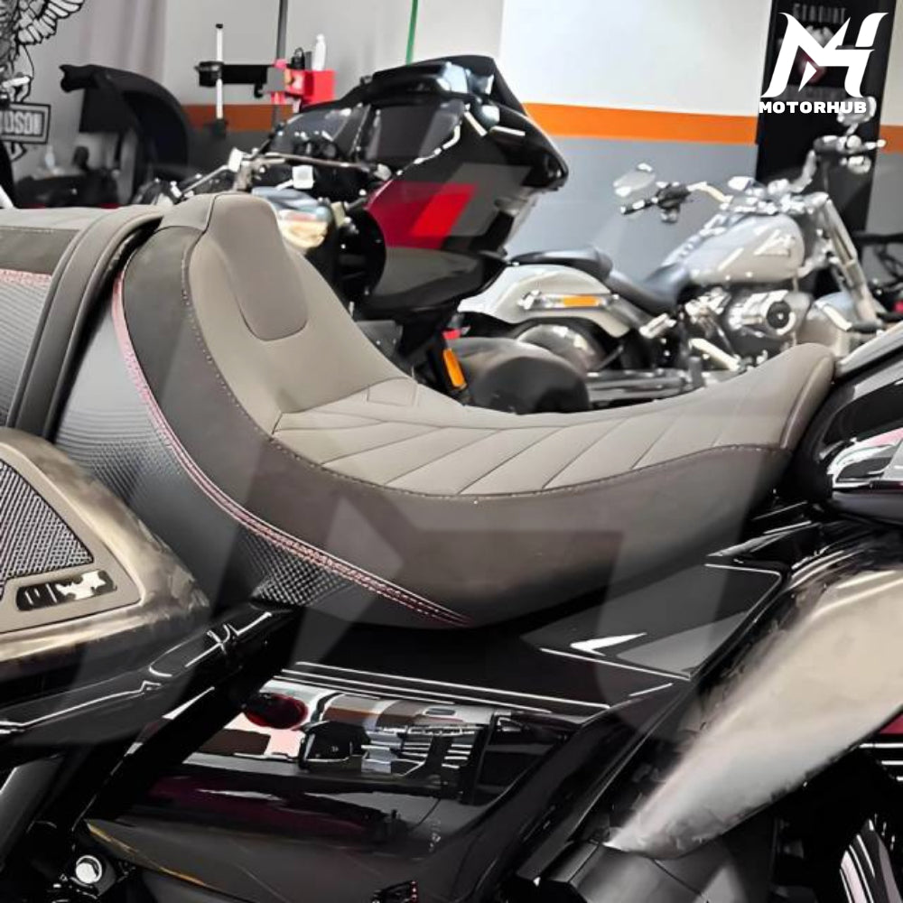 Sport Design Solo Seat with Red Stitching for Harley Touring 2024-2026 FLHXSE FLTRX FLHX MH9901054