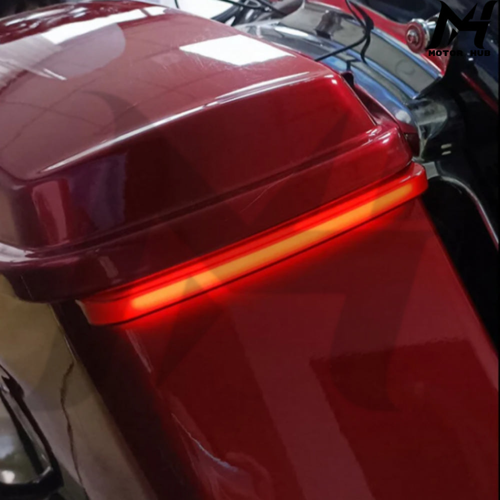LED Saddlebag Tail Lights Fit Harley 2014-up [Red] MH9900267