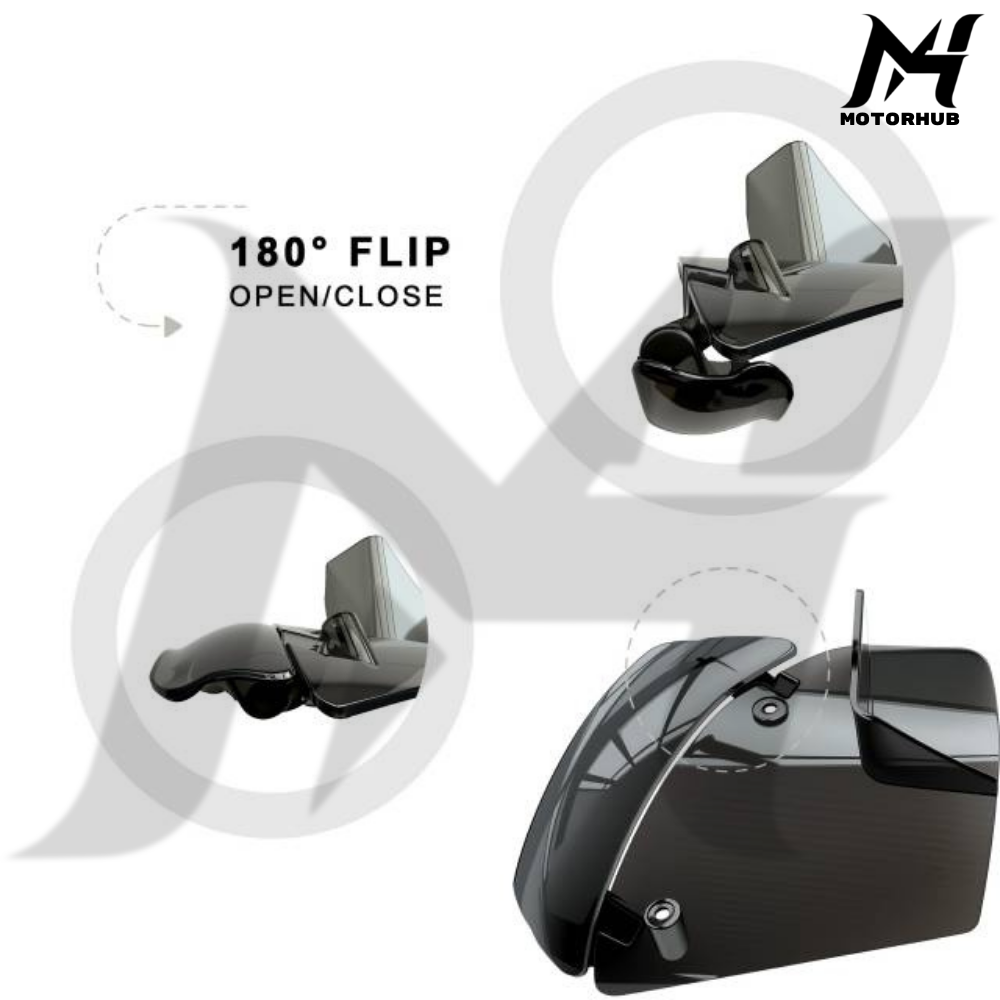 Upper Fairing Colored Side Wind Air Deflector Fit For Harley CVO Road Glide 2024-2026 Red MH9901187