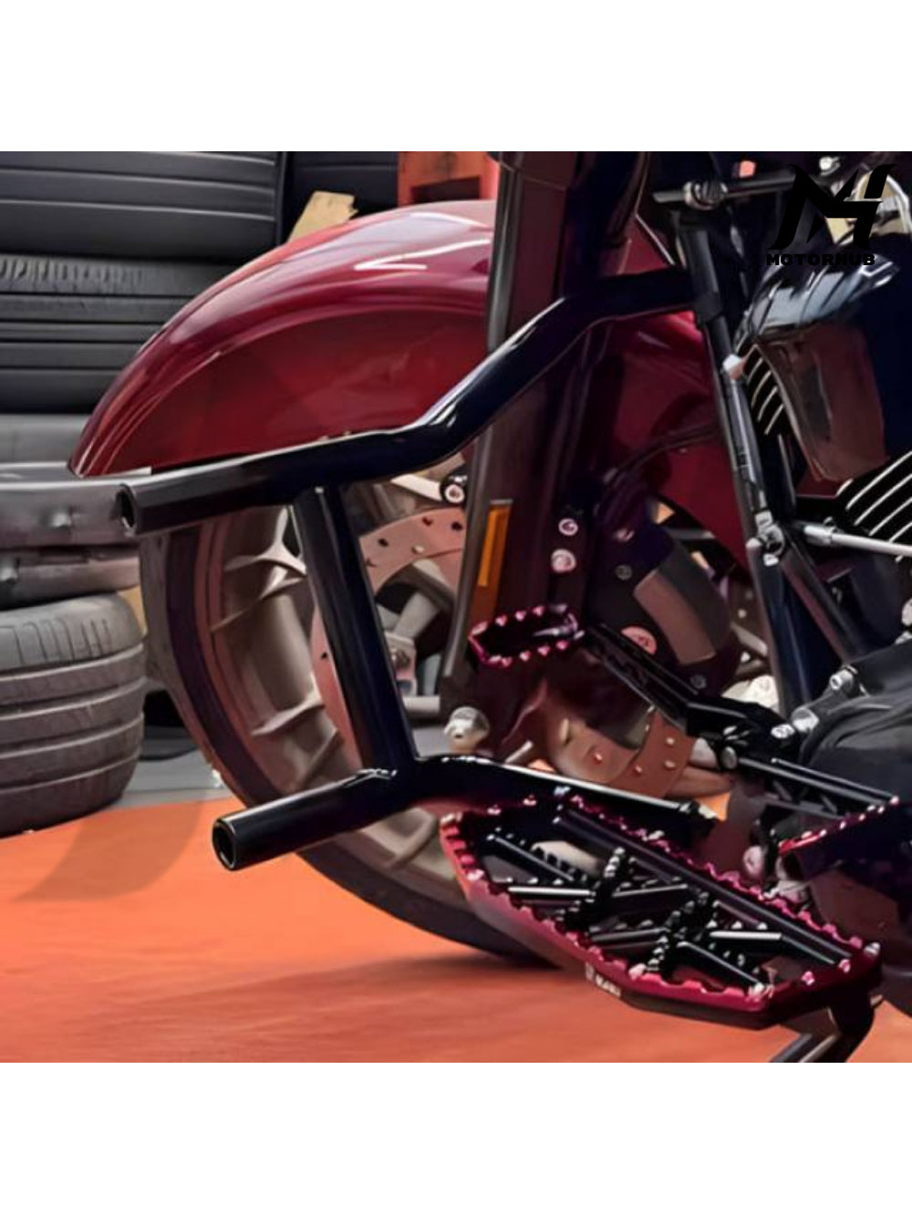Front Engine Guard Highway Crash Bar For Harley Touring Models CVO Trike 2009-2023 MH9900251