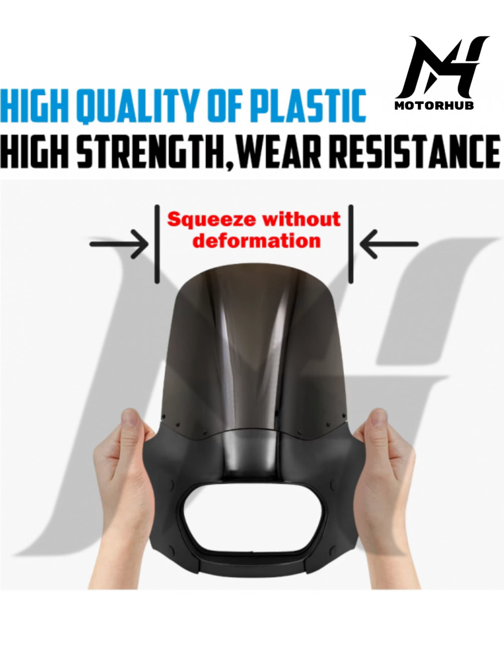 Windshield Fatbob M8 15 Inch Smoke Windshield Headlight Fairing Mask Fit For Harley Softail Fat Bob 18-23 MH9900192