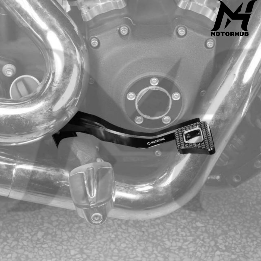 Mid Control Rear Brake Pedal Lever Kit For Harley Dyna Low Rider Street Bob Super Glide MH7700370