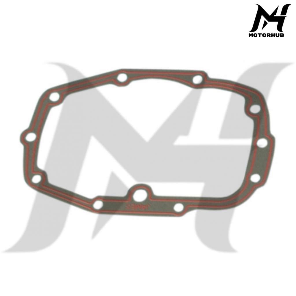GENUINE JAMES GASKET TRANSMISSION BEARING HOUSING COVER GASKET SILICON 5 SPEED FOR HARLEY DYNA 82-00 TOURING 80-98 SOFTAIL 84-99 DS-174133 OEM 3565279X
