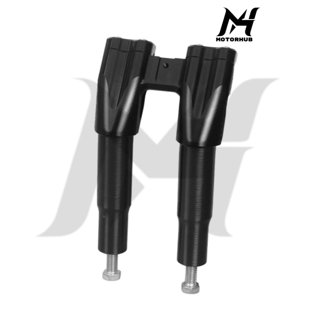 KARUS Workman 1-1/8 Kickback Risers 9 Inch [Black] MH9900605