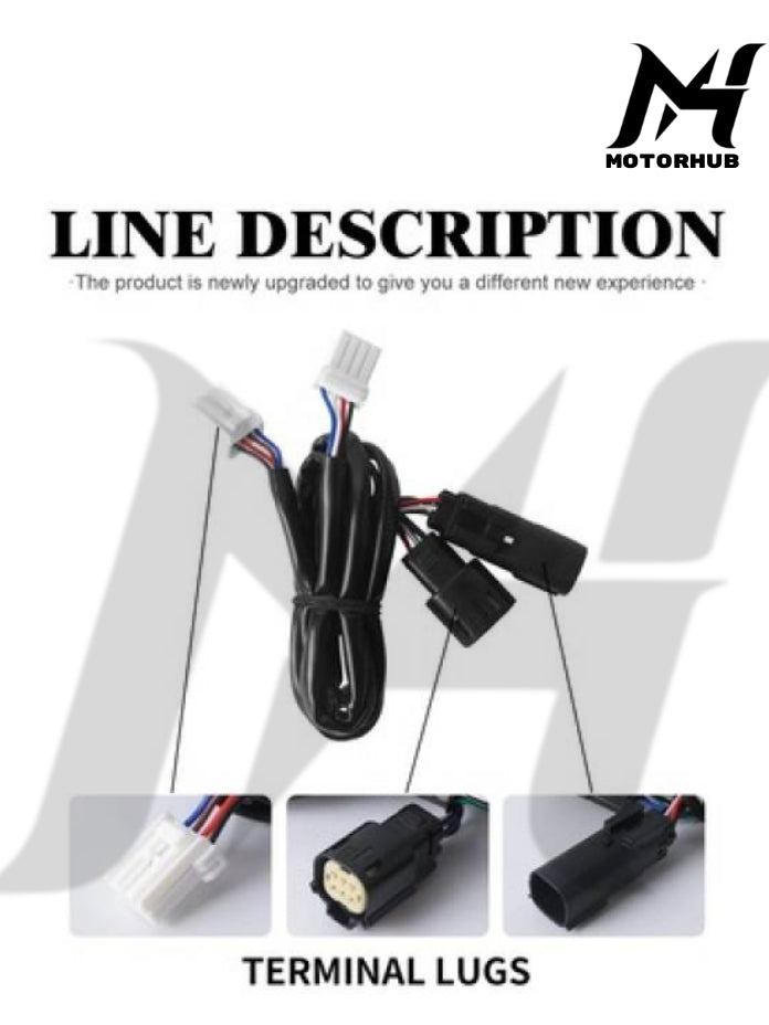 LED Lights Fender Saddlebag Side Turn Signal Touring 2014+ [Chrome Housing Clear Lens] MH9900648