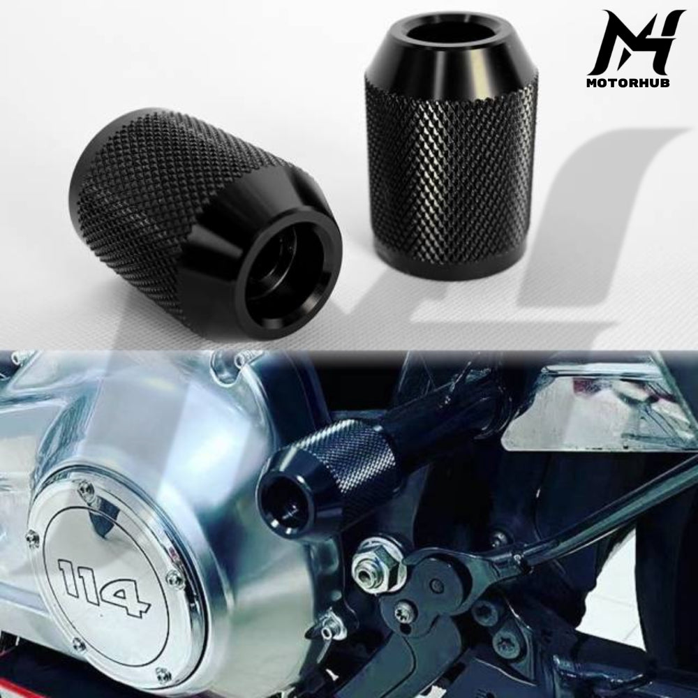 Billet CNC 6061 Crash Bar saddlebag Guard Sliders M12 [Black]   MH7700335