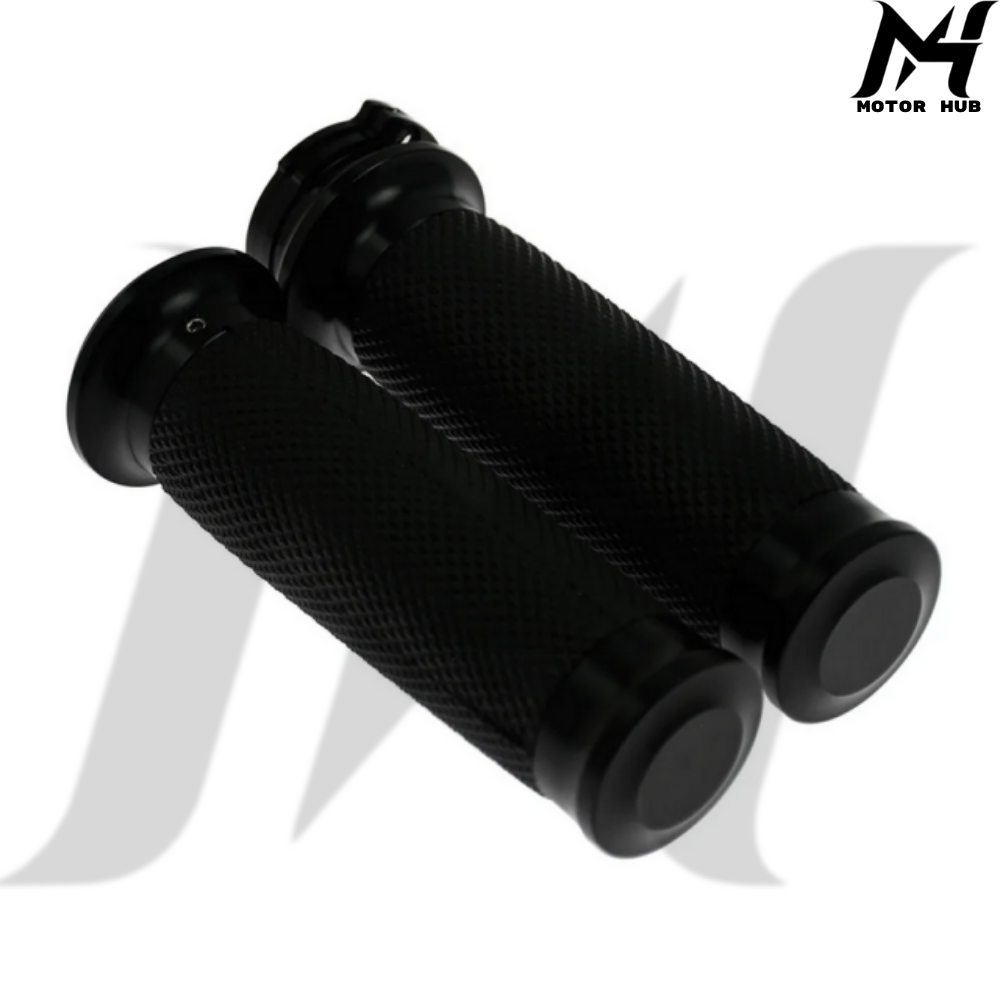 1 Inch Black CNC Grips Tritle By Cable [Black] MH990083