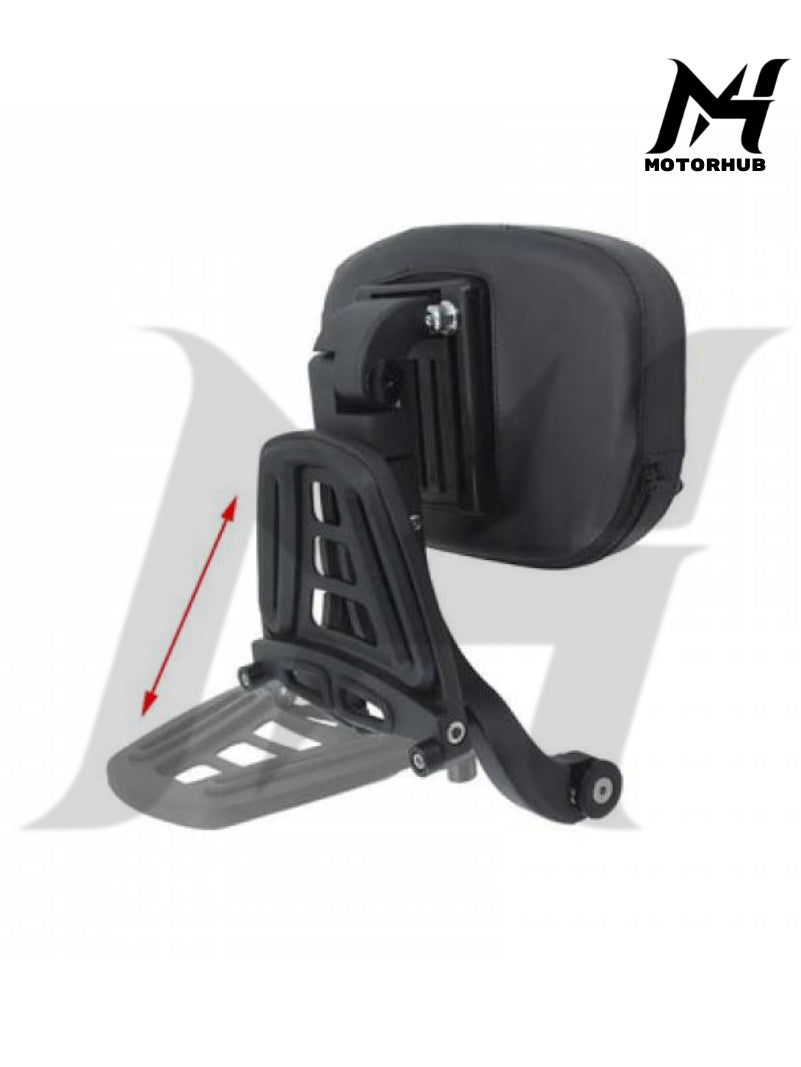 Adjustable Rider Passenger Backrest Fit for Harley Touring 14-25 [Black] MH9900234