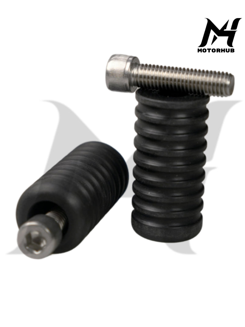 Crash Bar Rubber Motorcycle Guard Bars Rubber Caps Cover Verison 2 [1Pair] MH990059