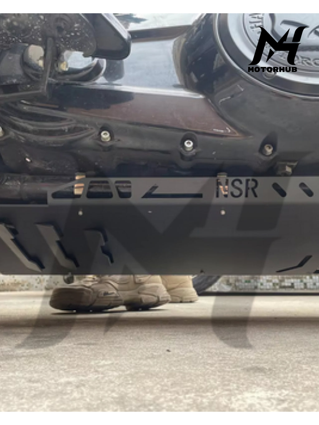 Skid Plate Harley Touring Skid Plate Lower Engine Chassis Protector Harley Touring 2014-2025 [Black] Harley Davidson Motorcycle MH9900155
