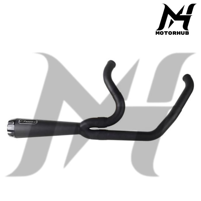 2 in 1 Pazoma full Complete Exhaust system stainless steel Mufler for Harley sotail Low Rider S ST El Diablo street Bob standard 2018-2024 [Black] MH9900529