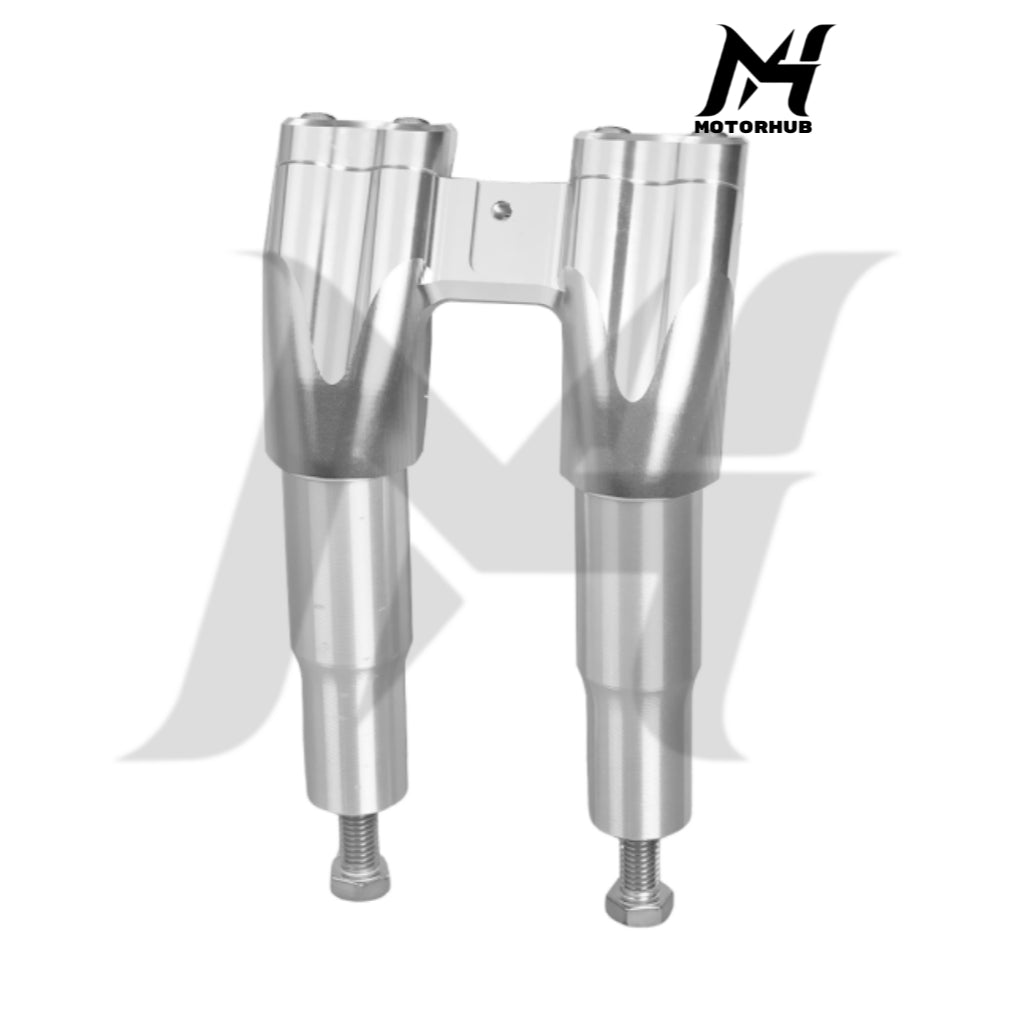 KARUS Workman 1-1/8 Kickback Risers 9 Inch [Raw] MH9900607