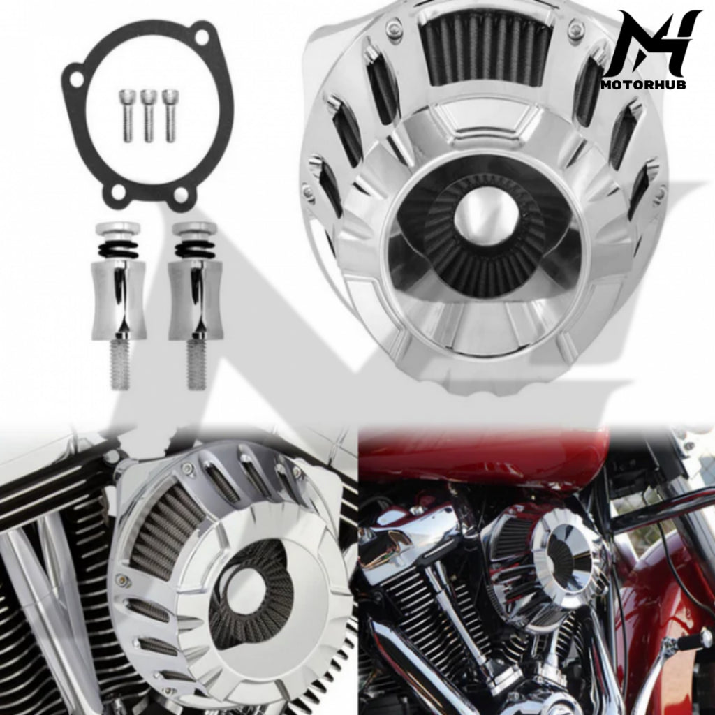 CNC Air Cleaner Filter Intake Kit Fit Harley Touring 2000-2007 Dyna 2000-2017 Softail 2000-2015 MH9900178