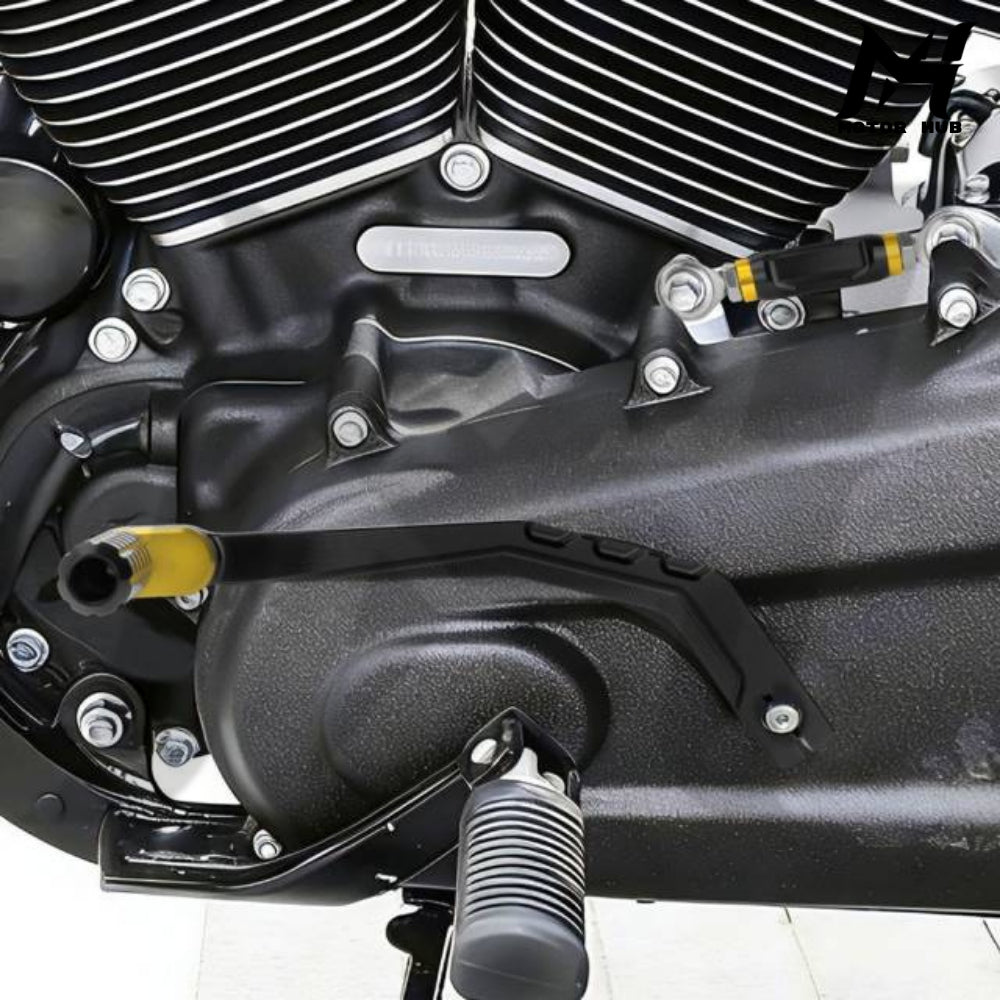 Mid Foot Control Set with Linkage for Harley Low Rider S ST Street Bob [Black-Gold] MH9901020