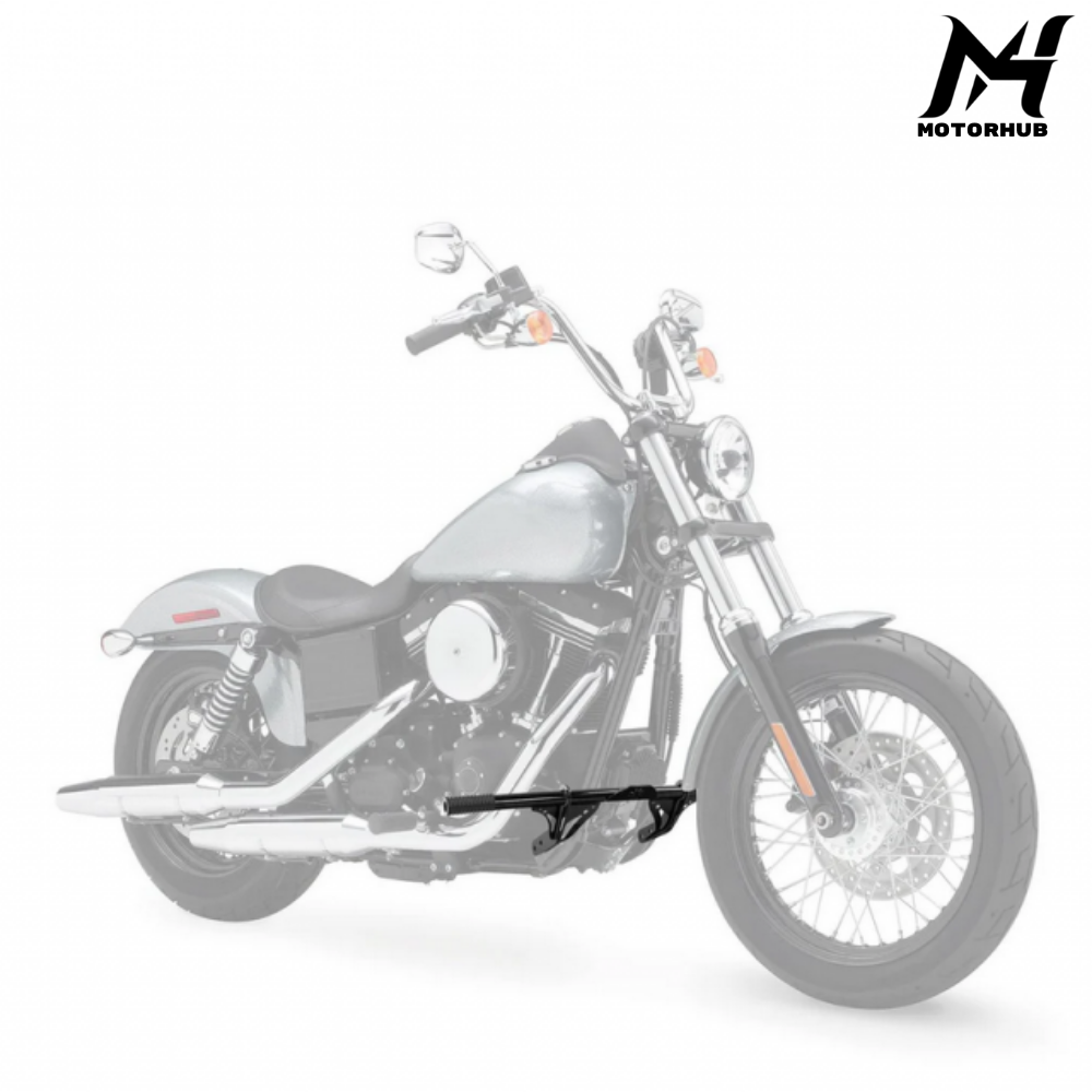 Black Front Crash Bar Protector Fit For Harley Dyna Mid Control 06-17 BG100794