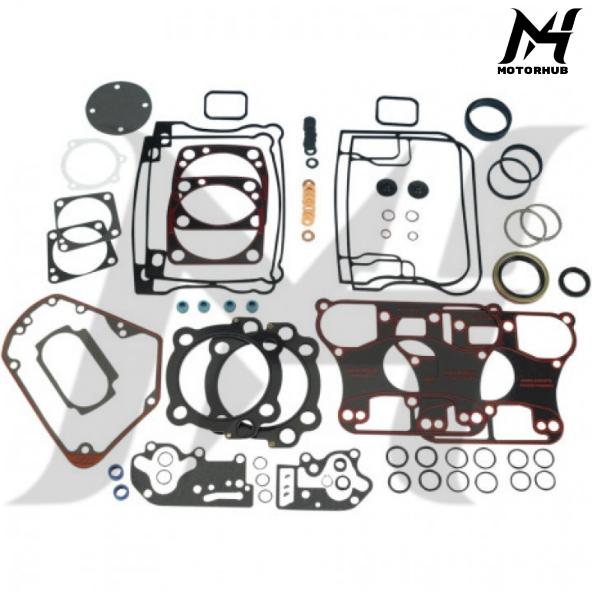 COMPLETE MOTOR GASKET KIT HARLEY BIG TWIN HARLEY DYNA 1992 - 2000 TOURING 1992 - 1998 SOFTAIL 1992 - 1999 0934-1591 OEM 17041-92 17041-92A KODE 17041 92 MLS